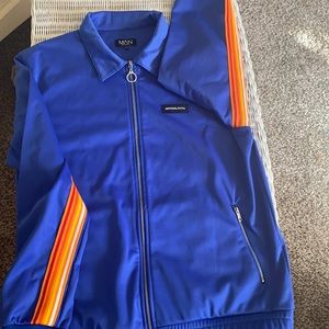 Royal blue MAN jacket